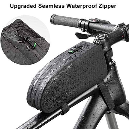 ROCKBROS Hard, waterproof bicycle frame bag. 1.6L black – image 2