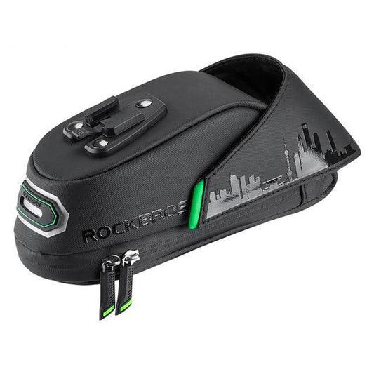 ROCKBROS Bicycle bag for phone, saddle tools, with quick connector, black