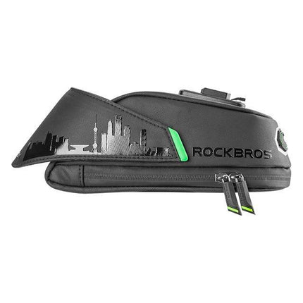 ROCKBROS Bicycle bag for phone, saddle tools, with quick connector, black – image 10
