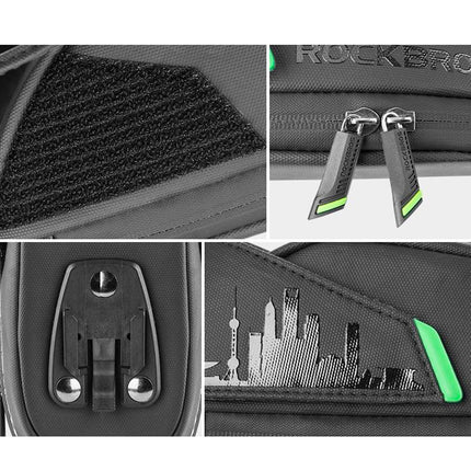 ROCKBROS Bicycle bag for phone, saddle tools, with quick connector, black – image 8