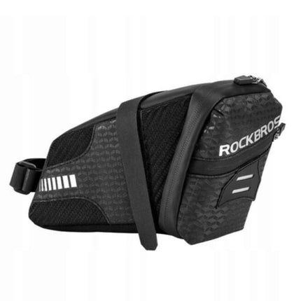 ROCKBROS Waterproof bicycle bag attached under the saddle, capacity 1.5L, black – image 6