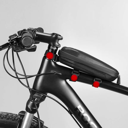 ROCKBROS Hard, waterproof bicycle bag mounted on the frame, 1.1L, black – image 7