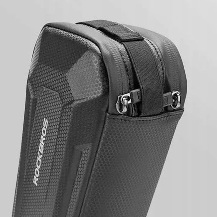ROCKBROS Hard, waterproof bicycle bag attached to the frame, 2.5L, black – image 10