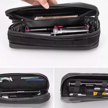 ROCKBROS Hard, waterproof bicycle bag attached to the frame, 2.5L, black – image 8