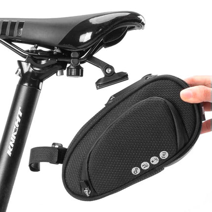 ROCKBROS Bicycle saddle bag with quick release, waterproof, black – image 2