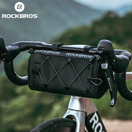 ROCKBROS 2in1 bicycle handlebar bag with shoulder strap 1.5L, black – image 5