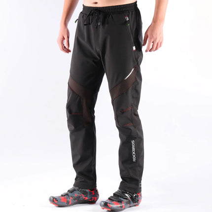 ROCKBROS Thermal cycling pants, water and wind protection, size 2XL, black