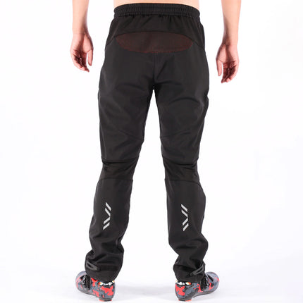 ROCKBROS Thermal cycling trousers, protection against water and wind, size S, black – image 3