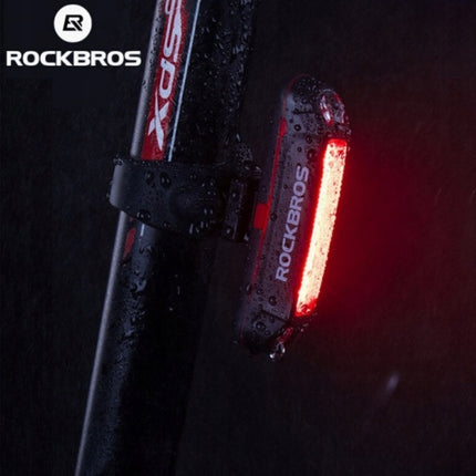 ROCKBROS Rear bicycle light under the saddle, red, waterproof, USB-A – image 3
