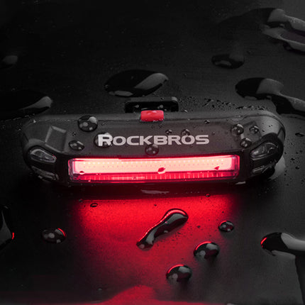 ROCKBROS Rear bicycle light under the saddle, red, waterproof, USB-A – image 5