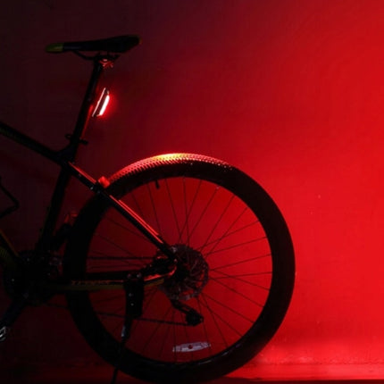 ROCKBROS Rear bicycle light under the saddle, red, waterproof, USB-A – image 6