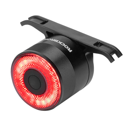 ROCKBROS Red rear bicycle lamp, STOP system, four operating modes – image 2