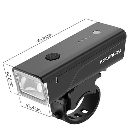 ROCKBROS Front bicycle light 800lm + USB-C cable 4 operating modes – image 17