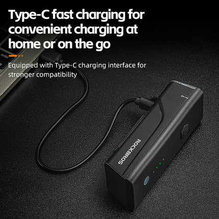 ROCKBROS Front bicycle light 800lm + USB-C cable 4 operating modes – image 11