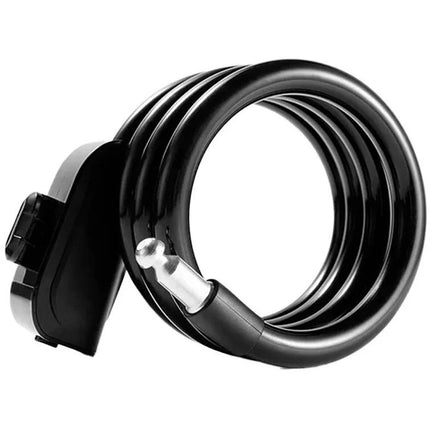 ROCKBROS Bicycle lock, key lock, rope 1.1m - black – image 2