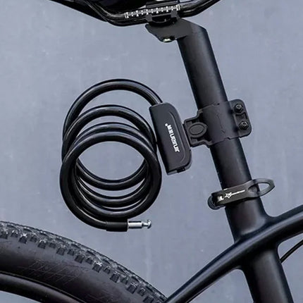 ROCKBROS Bicycle lock, key lock, rope 1.1m - black – image 3