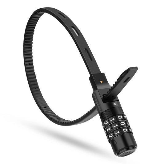 ROCKBROS Bicycle lock for bicycle helmet, code lock 0.5m - black