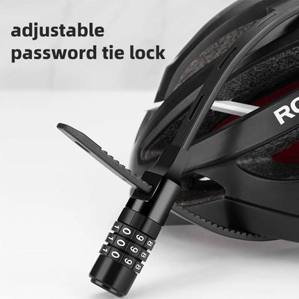 ROCKBROS Bicycle lock for bicycle helmet, code lock 0.5m - black – image 5