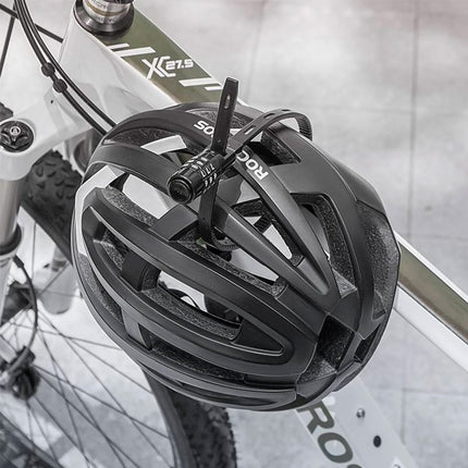 ROCKBROS Bicycle lock for bicycle helmet, code lock 0.5m - black – image 7