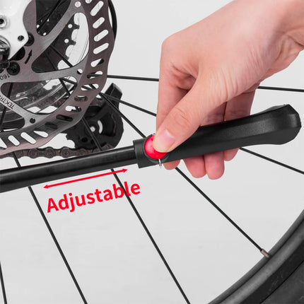 ROCKBROS Telescopic bicycle stand, height adjustable, aluminum - black – image 2