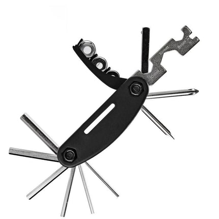 ROCKBROS 16in1 MultiTool for bicycle repair - black