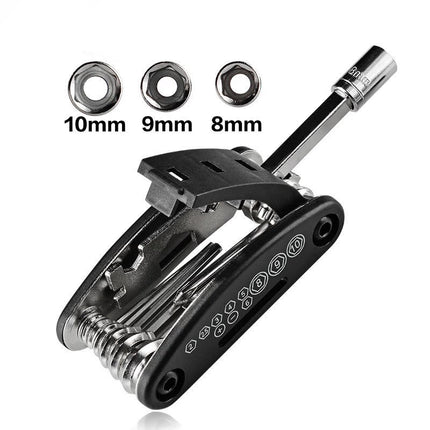 ROCKBROS 16in1 MultiTool for bicycle repair - black – image 2