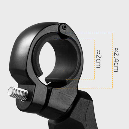 ROCKBROS Right round rear-view bicycle mirror - black – image 3