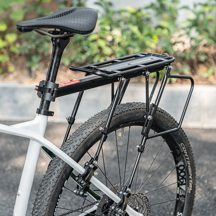 ROCKBROS Durable bicycle rack with shelf, saddle function and black LED rear light – image 3