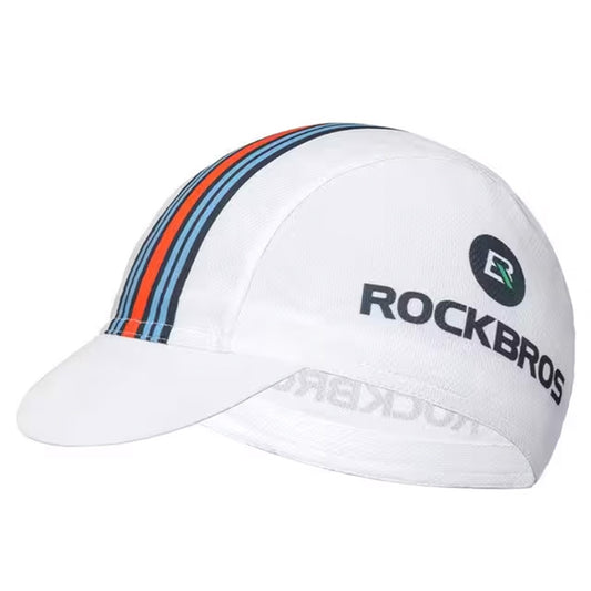 ROCKBROS Cycling cap with a peak, head circumference 56-61 cm - white