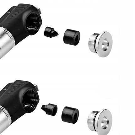 ROCKBROS Small bicycle pump 7 bar aluminum, length 17 cm - black – image 3
