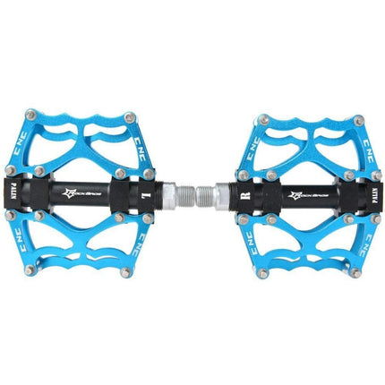 ROCKBROS Anti-slip MTB bicycle pedal set, blue – image 2