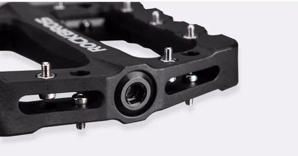 ROCKBROS Set of anti-slip MTB bicycle pedals, nylon and black steel – image 10