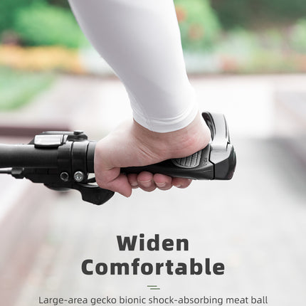 ROCKBROS Set of bicycle handle grips with anti-slip horns - black – image 6