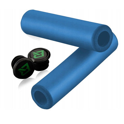 ROCKBROS Grips, bicycle grips made of silicone foam - blue – image 2