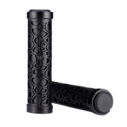 ROCKBROS Bicycle grips, grips made of rubber, dia. 22mm black