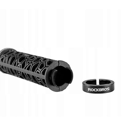 ROCKBROS Bicycle grips, grips made of rubber, dia. 22mm black – image 4