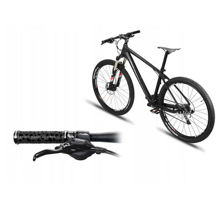 ROCKBROS Bicycle grips, grips made of rubber, dia. 22mm black – image 7