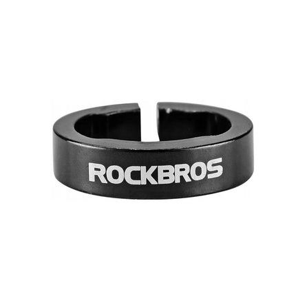 ROCKBROS Bicycle grips, grips made of rubber, dia. 22mm black and green – image 2