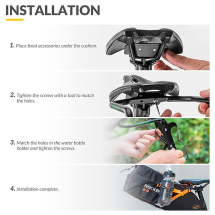 ROCKBROS Multifunctional bicycle holder, saddle bag stabilizer - black – image 6