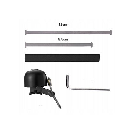 ROCKBROS Retro bicycle bell - black – image 2