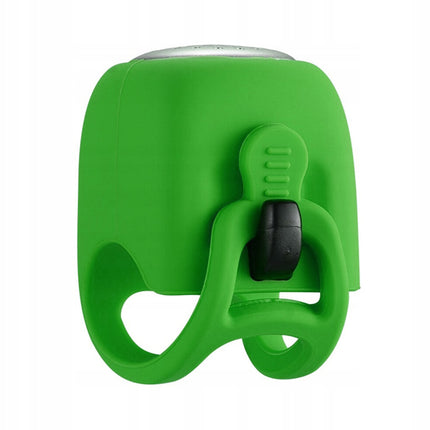 ROCKBROS Electronic bicycle bell in a silicone housing - green – image 4