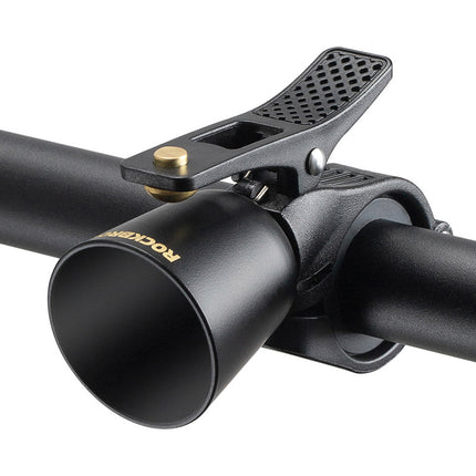 ROCKBROS Modern bicycle bell with directional sound - black