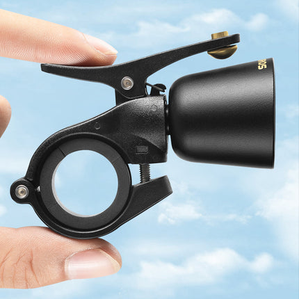 ROCKBROS Modern bicycle bell with directional sound - black – image 11