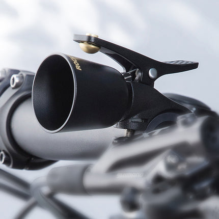 ROCKBROS Modern bicycle bell with directional sound - black – image 7