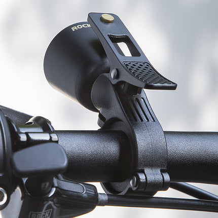 ROCKBROS Modern bicycle bell with directional sound - black – image 8
