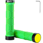ROCKBROS Hand grips, TPR bicycle grips with reflectors - green