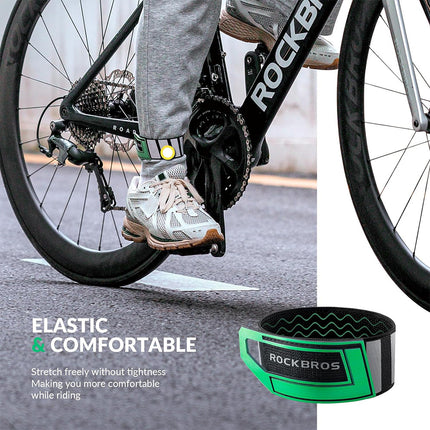 ROCKBROS Reflective tape for bicycle, leg, hand, backpack - green – image 3