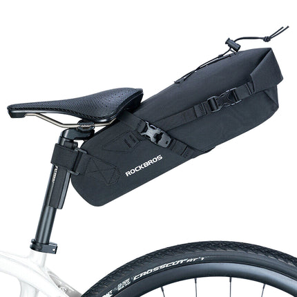 ROCKBROS Bicycle bag under the saddle with adjustable size 3L - black