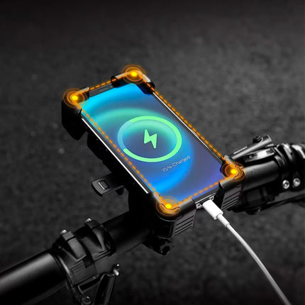 ROCKBROS 4.5-7.2 phone holder for motorcycle, 360 degrees rotatable - black – image 4