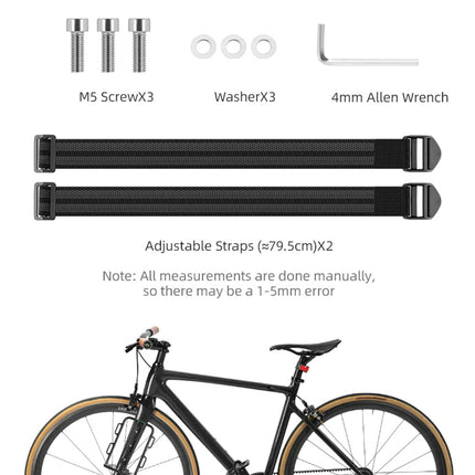 ROCKBROS Bicycle shelf for bicycle fork bags - black – image 3